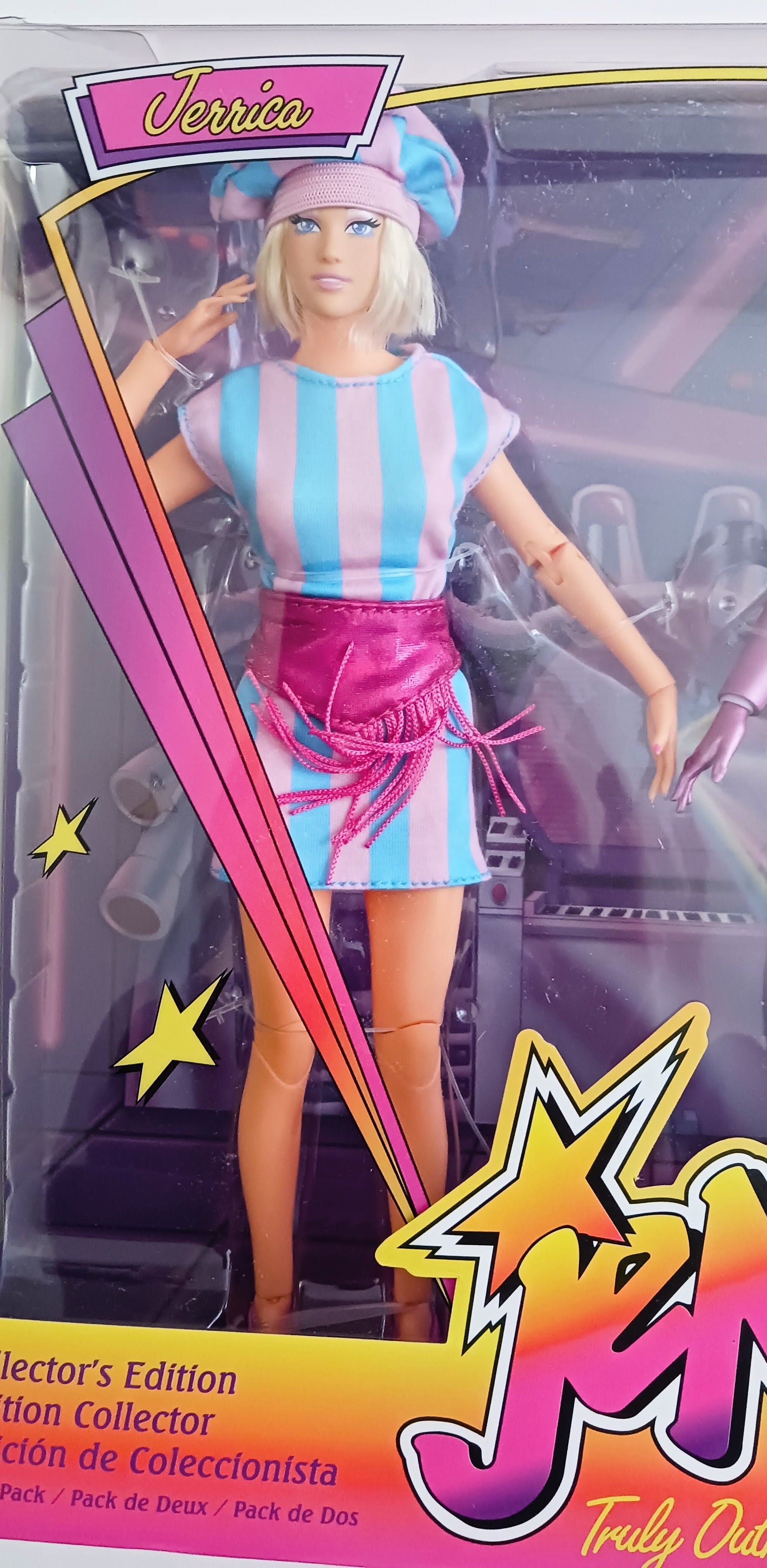 JEM TRULLY OUTRAGEOUS SDCC 2025 JERRICA/SYNERGY 2 PACK NIB
