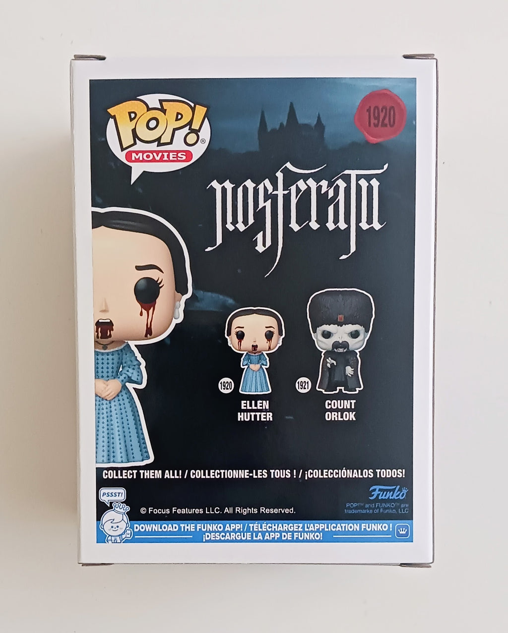 FUNKO POP MOVIES NOSFERATU ELLEN HUTTER
