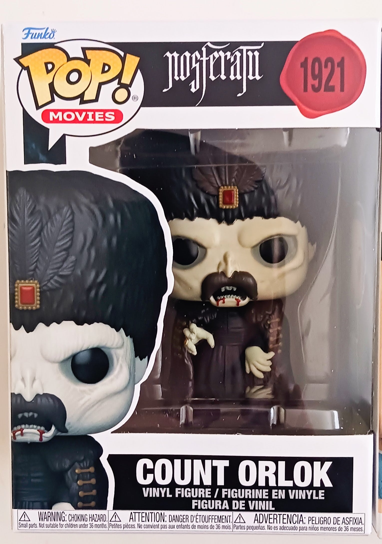 FUNKO POPS MOVIES NOSFERATU COUNT ORLOK & ELLEN HUTTER