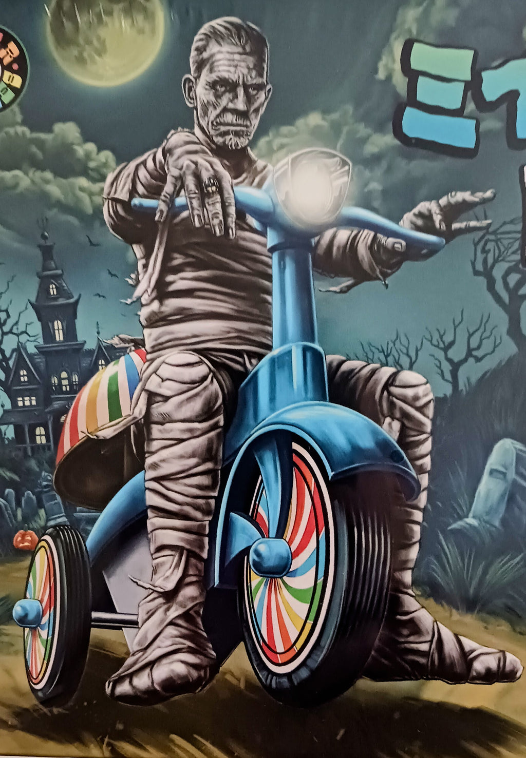 UNIVERSAL MONSTERS THE MUMMY SUPER CYCLES FIGURE