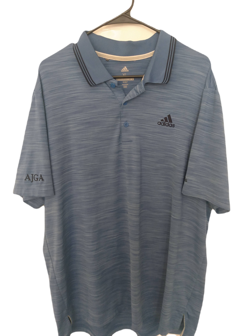 ADIDAS AJGA GOLF POLO SHIRT COLOR BLUE SIZE XL IN "GOOD CONDITION"