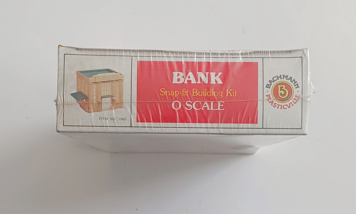 BACHAMNN O SCALE BANK BUILDING KIT ITEM No. 1960