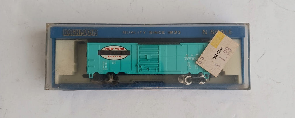 BACHMANN 5063 N GAUGE 41' STEEL BOX CAR NEW YORK CENTRAL