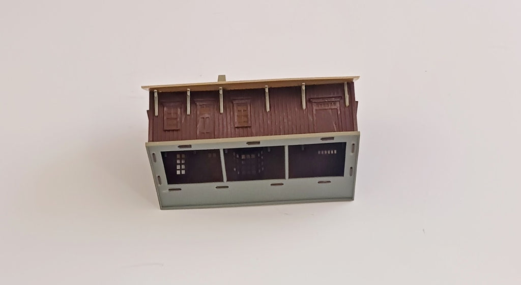 AHM HO SCALE # 15301 RURAL FREIGHT & PASSENGER STATION BUILDING