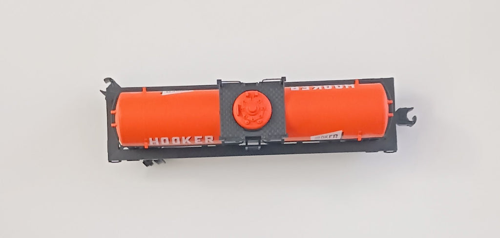 ATLAS INDUSTRIAL RAIL O/O27 GAUGE HOOKER ROAD TANK CAR # 1005002-2