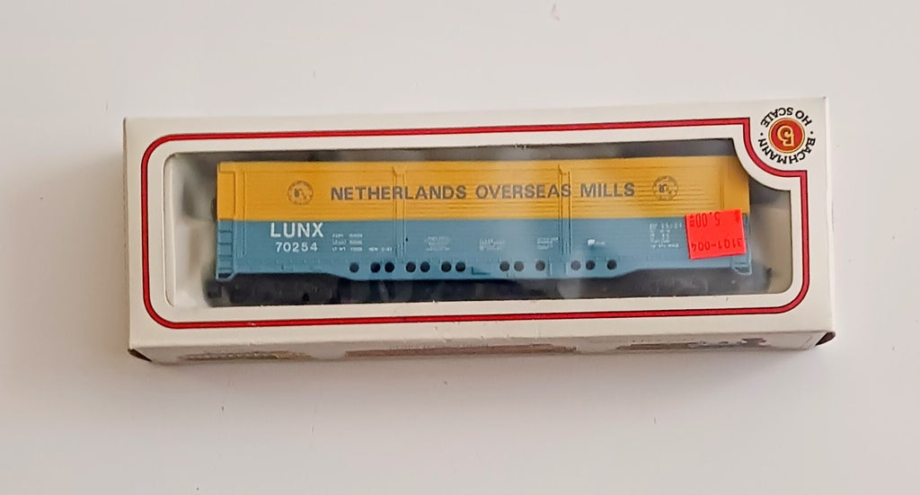 BACHMANN HO SCALE NETHERLANDS OVERSEAS MILLS LUNX 70254 BOX CAR