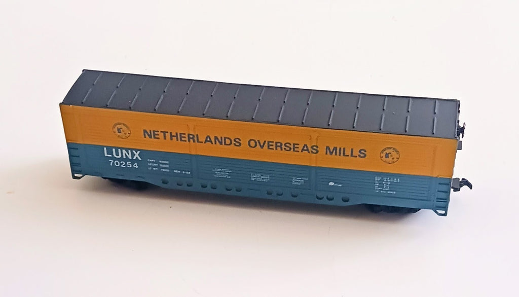 BACHMANN HO SCALE NETHERLANDS OVERSEAS MILLS LUNX 70254 BOX CAR