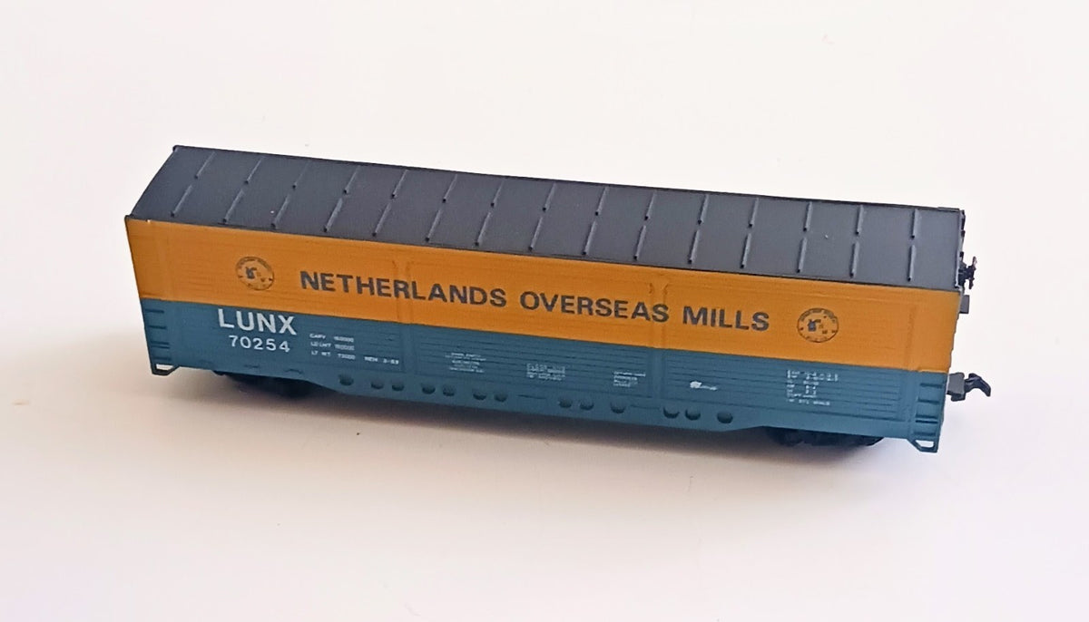 BACHMANN HO SCALE NETHERLANDS OVERSEAS MILLS LUNX 70254 BOX CAR