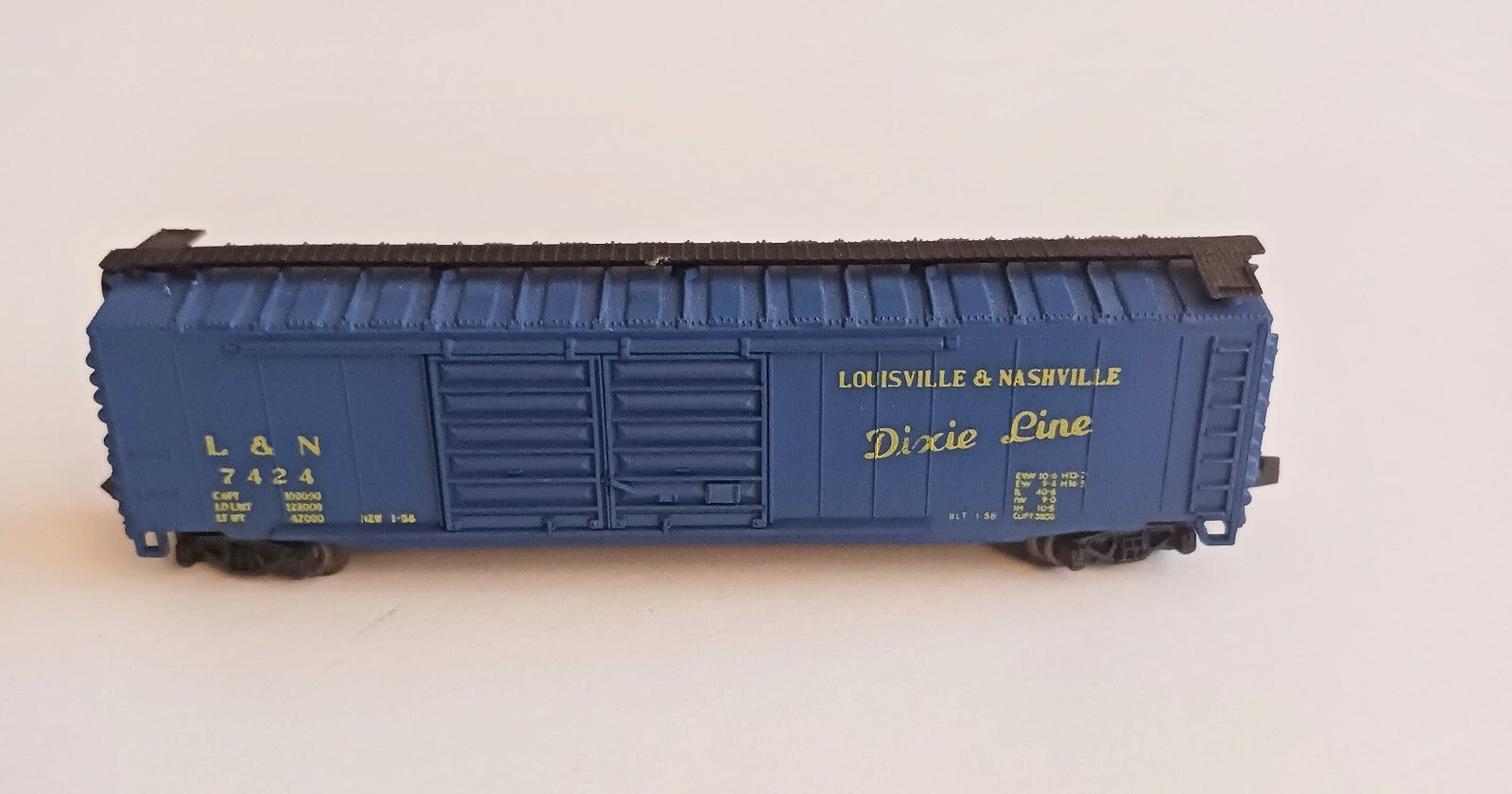 ATLAS N SCALE LOUSVILLE & NASHVILLE 7424 DIXIE LINE BOX CAR