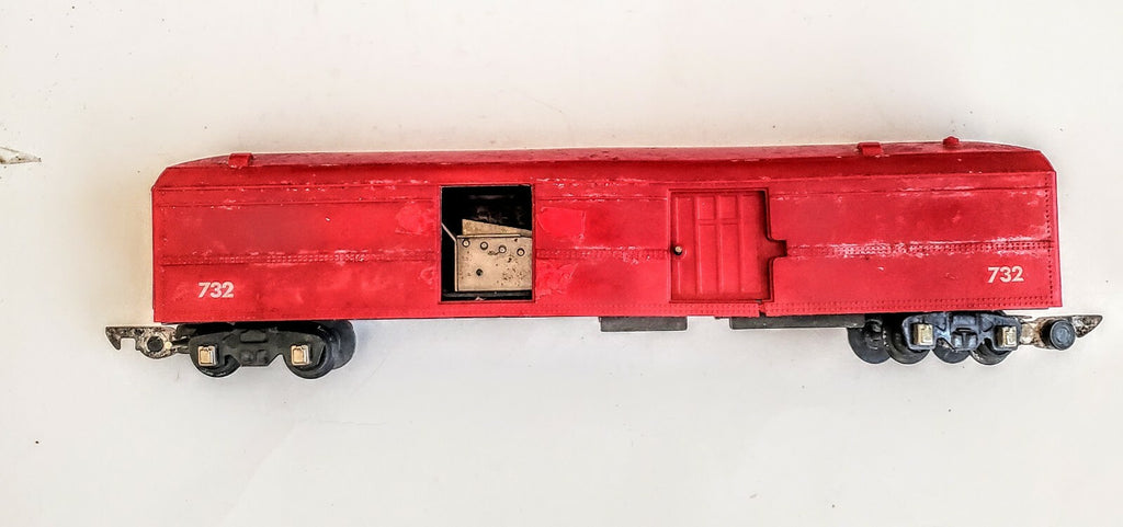 AMERICAN FLYER S GAUGE 732 OPERATING BAGGAGE CAR