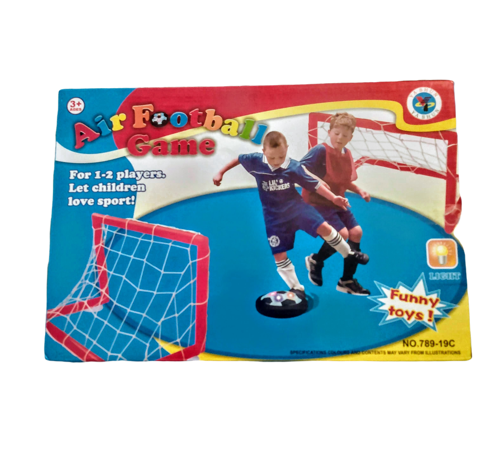 AIR FOOTBALL SOCCER GAME DISK WITH 2 GOALS