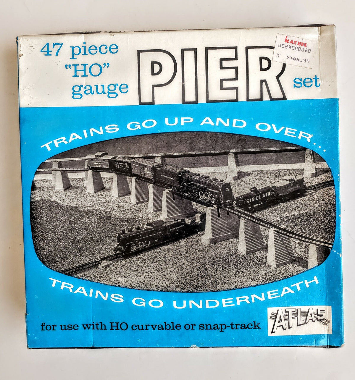 ATLAS 47 PIECES HO GAUGE PIER SET