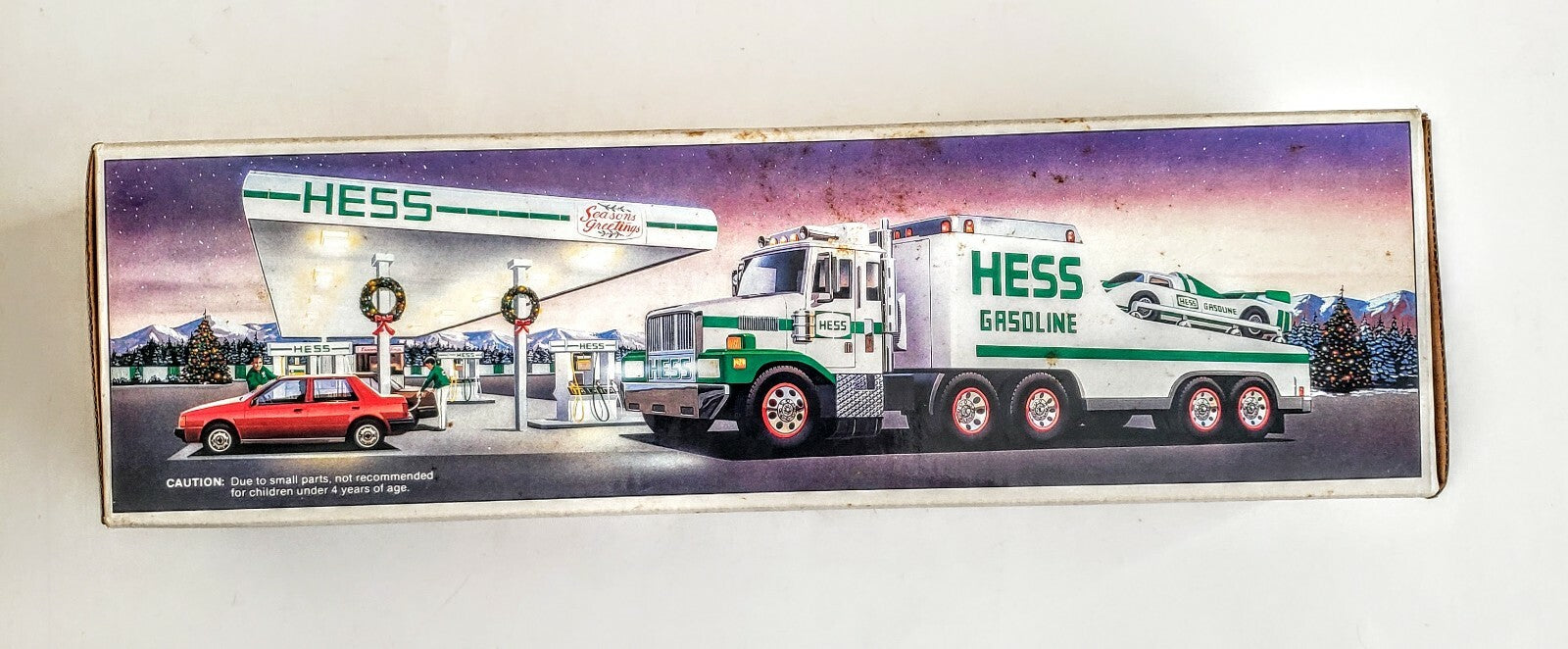 1988 AMERADA HESS TOY TRUCK AND RACER