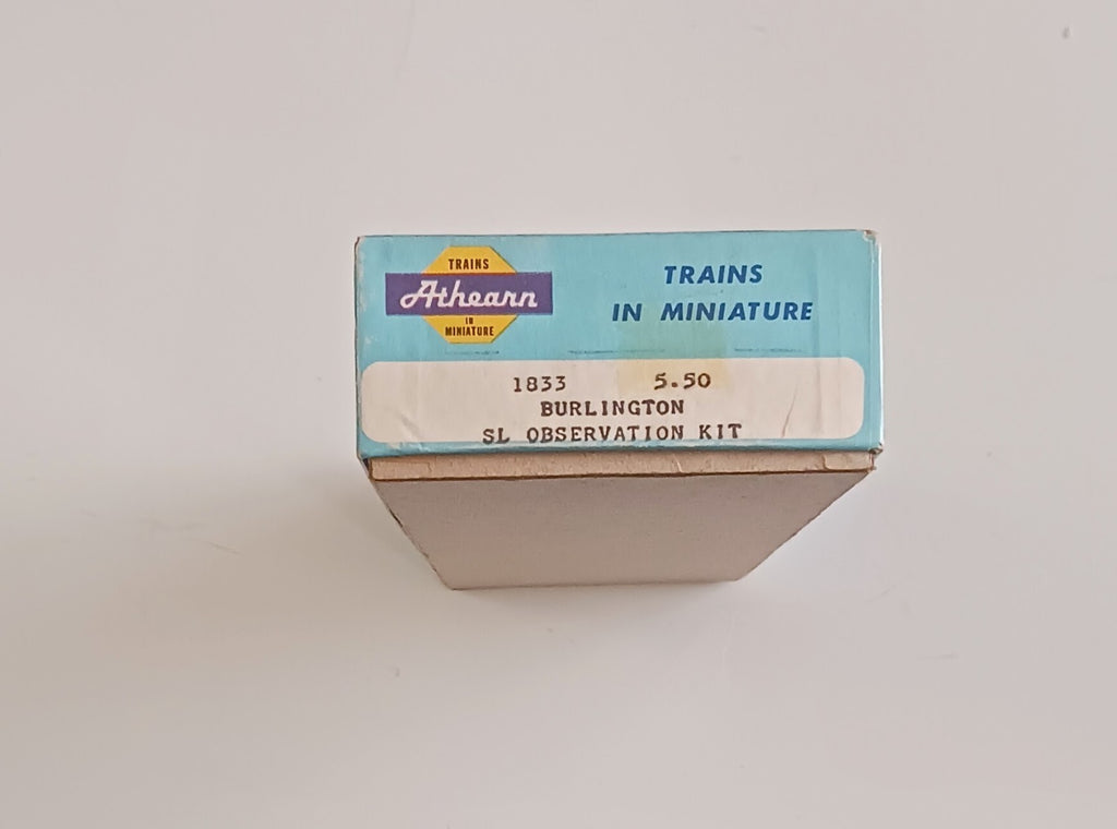ATHEARN HO GAUGE # 1833 BURLINGTON SL OBSERVATION CAR