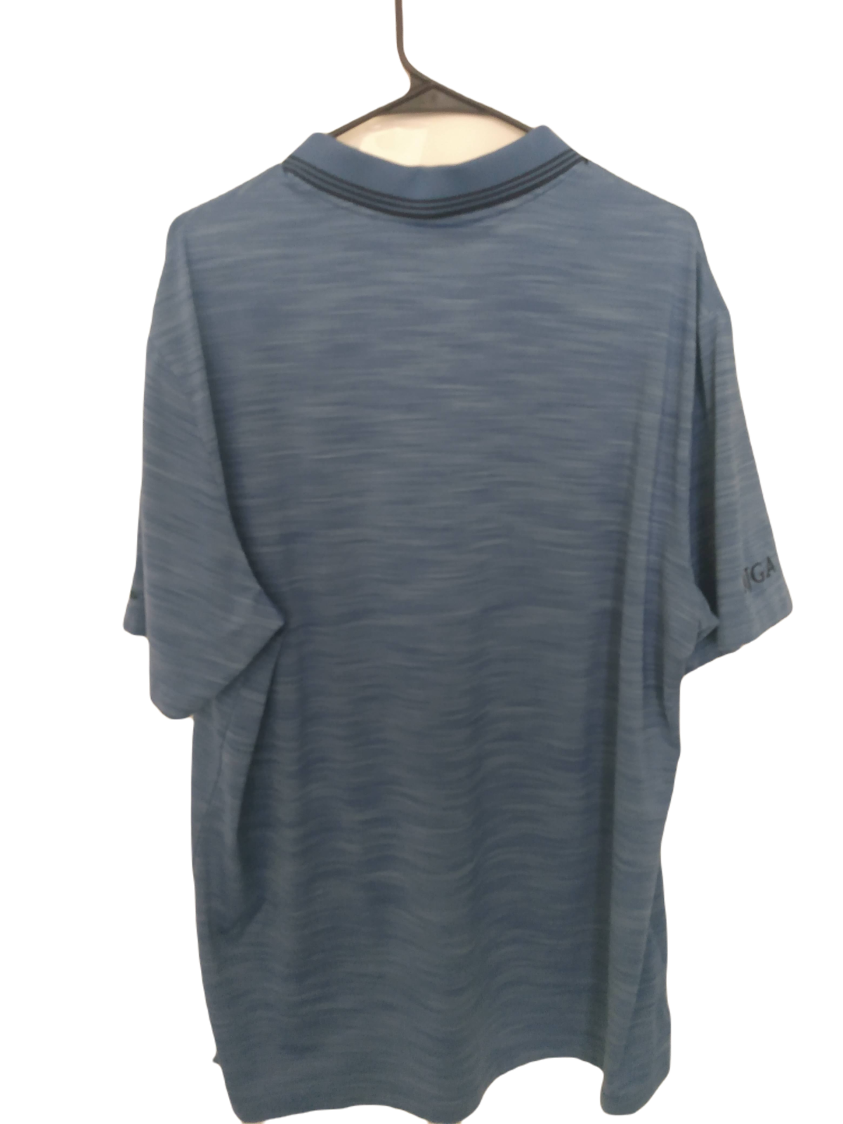 ADIDAS AJGA GOLF POLO SHIRT COLOR BLUE SIZE XL IN "GOOD CONDITION"