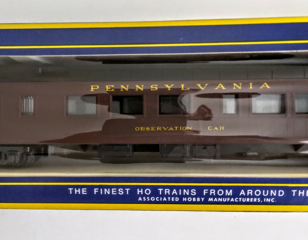 AHM HO SCALE PENSYLVANIA OBSERVATION CAR
