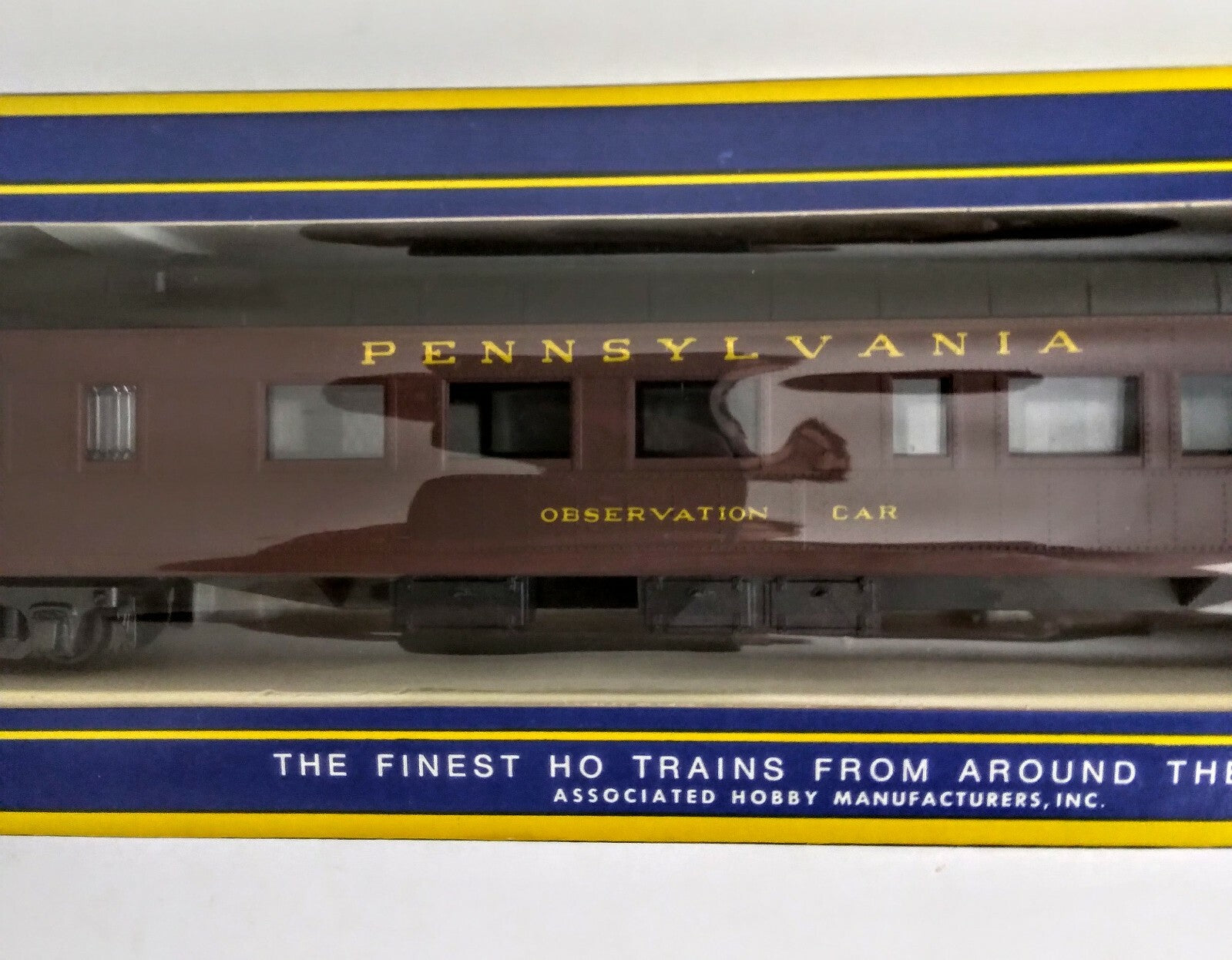 AHM HO SCALE PENSYLVANIA OBSERVATION CAR