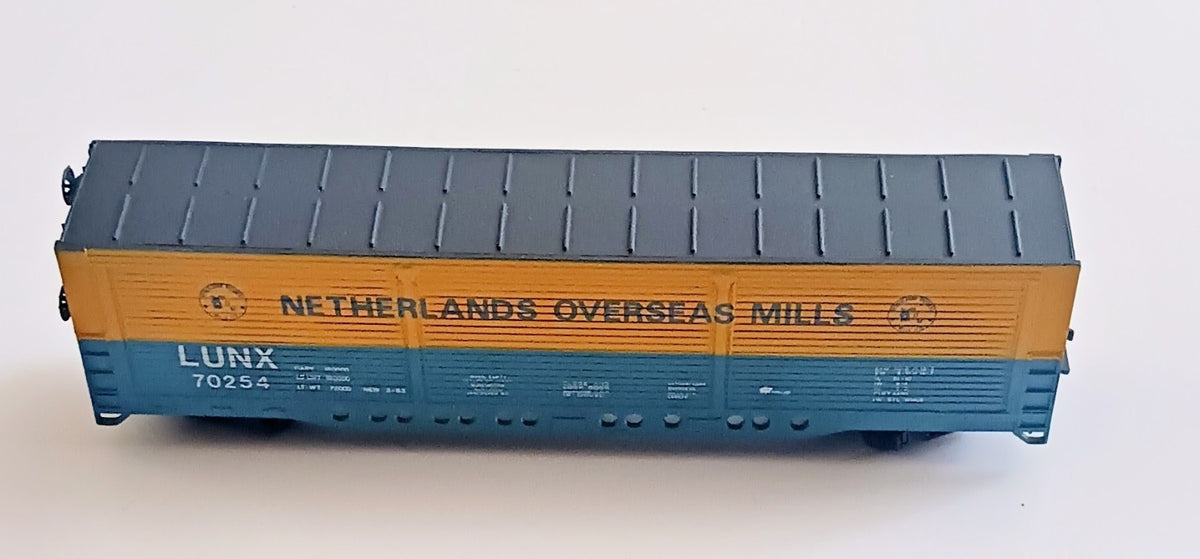 BACHMANN HO SCALE NETHERLANDS OVERSEAS MILLS LUNX 70254 BOX CAR