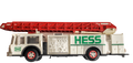  AMERADA HESS 1989 TOY FIRE TRUCK BANK DUAL SOUND SIREN 