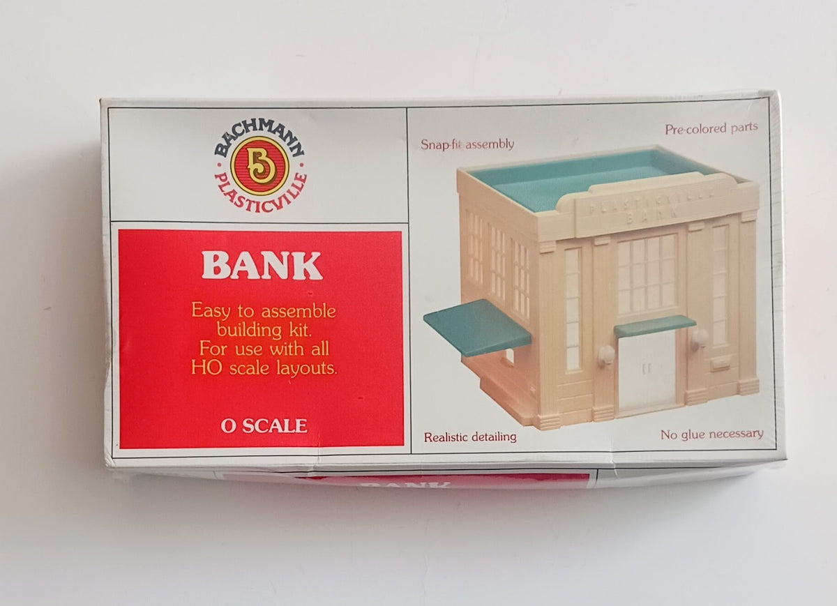 BACHAMNN O SCALE BANK BUILDING KIT ITEM No. 1960