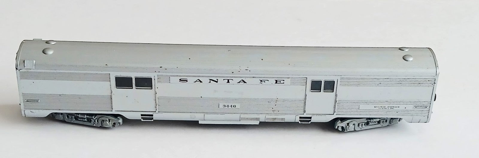 ATHEARN HO SCALE SANTA FE 3446 BAGGAGE CAR