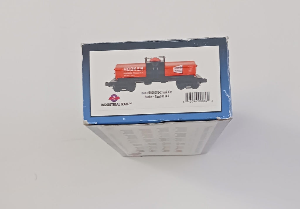 ATLAS INDUSTRIAL RAIL O/O27 GAUGE HOOKER ROAD TANK CAR # 1005002-2