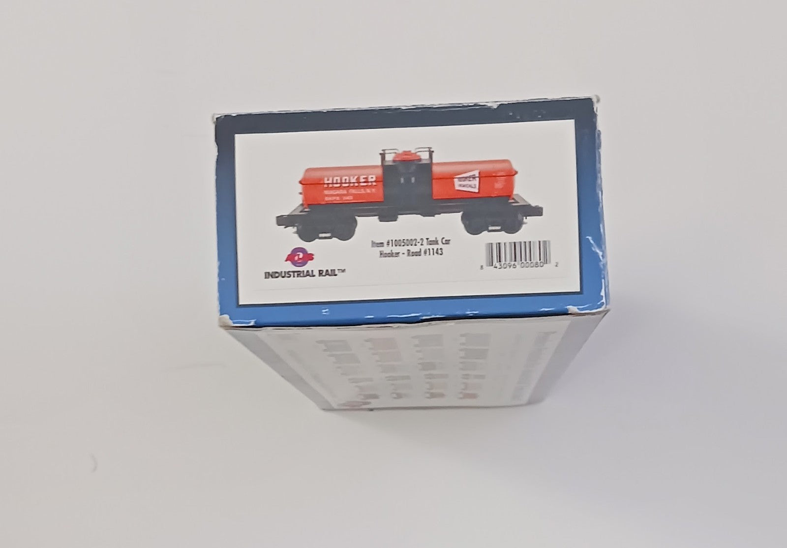 ATLAS INDUSTRIAL RAIL O/O27 GAUGE HOOKER ROAD TANK CAR # 1005002-2