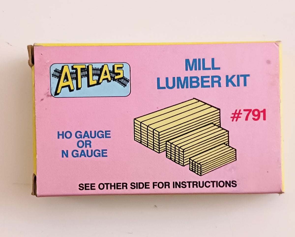 ATLAS MILL LUMBER KIT HO GAUGE # 791
