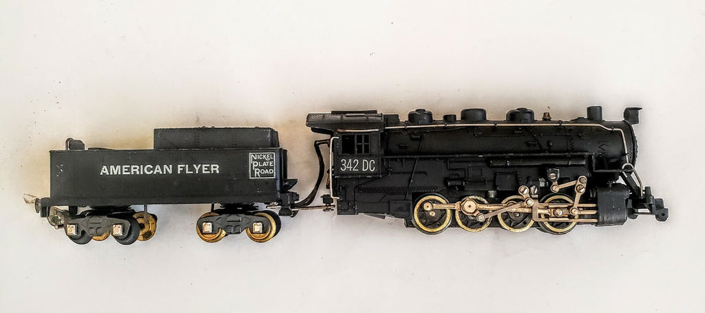 AMERICAN FLYER S GAUGE 342 DC NICKEL PLATE ROAD LOCOMOTIVE WITH TENDER
