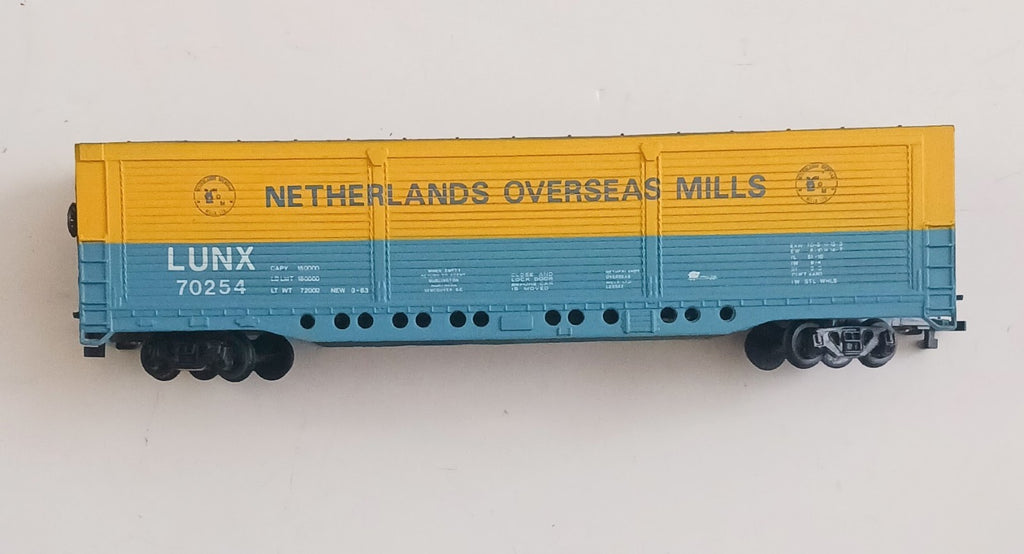BACHMANN HO SCALE NETHERLANDS OVERSEAS MILLS LUNX 70254 BOX CAR