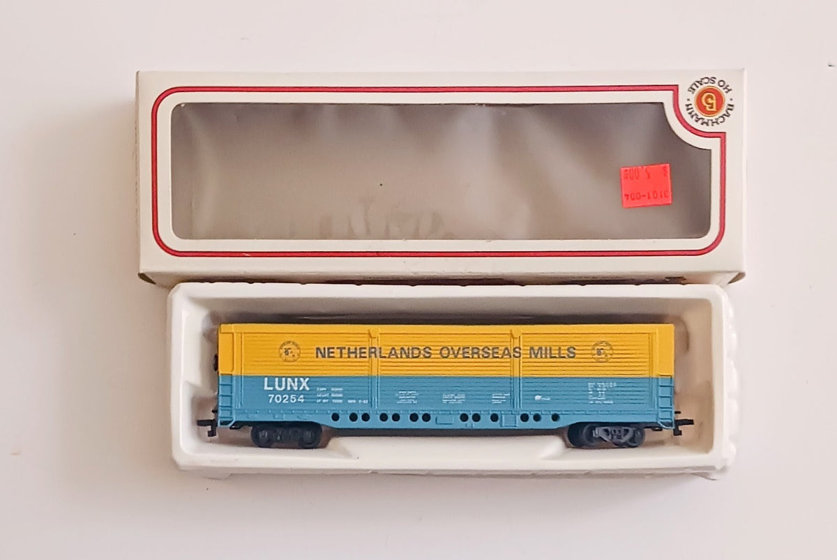BACHMANN HO SCALE NETHERLANDS OVERSEAS MILLS LUNX 70254 BOX CAR