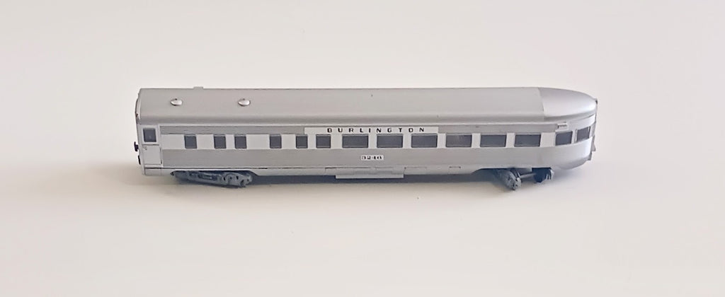 ATHEARN HO GAUGE # 1833 BURLINGTON SL OBSERVATION CAR