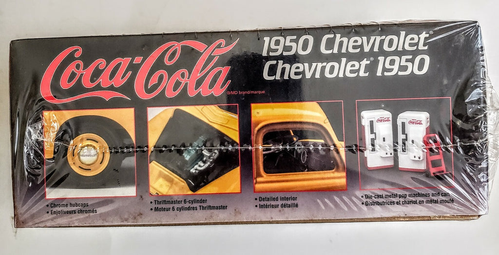 AMT COCACOLA 1950 CHEVROLET PICK UP WITH POP MACHINE AND CART