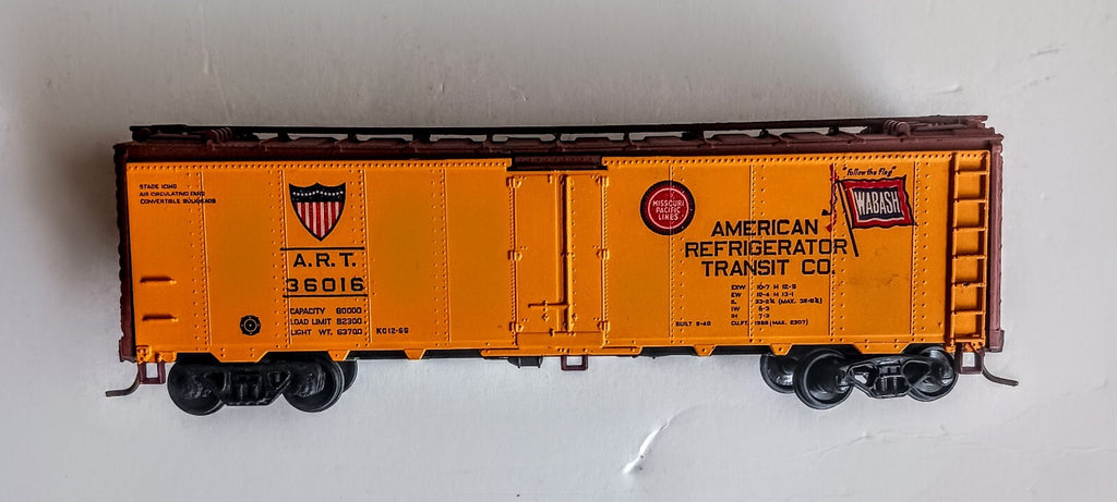 ATHEARN HO SCALE A.R.T. 36016 AMERICAN REFRIGERATOR TRANSIT CO. BOX CAR
