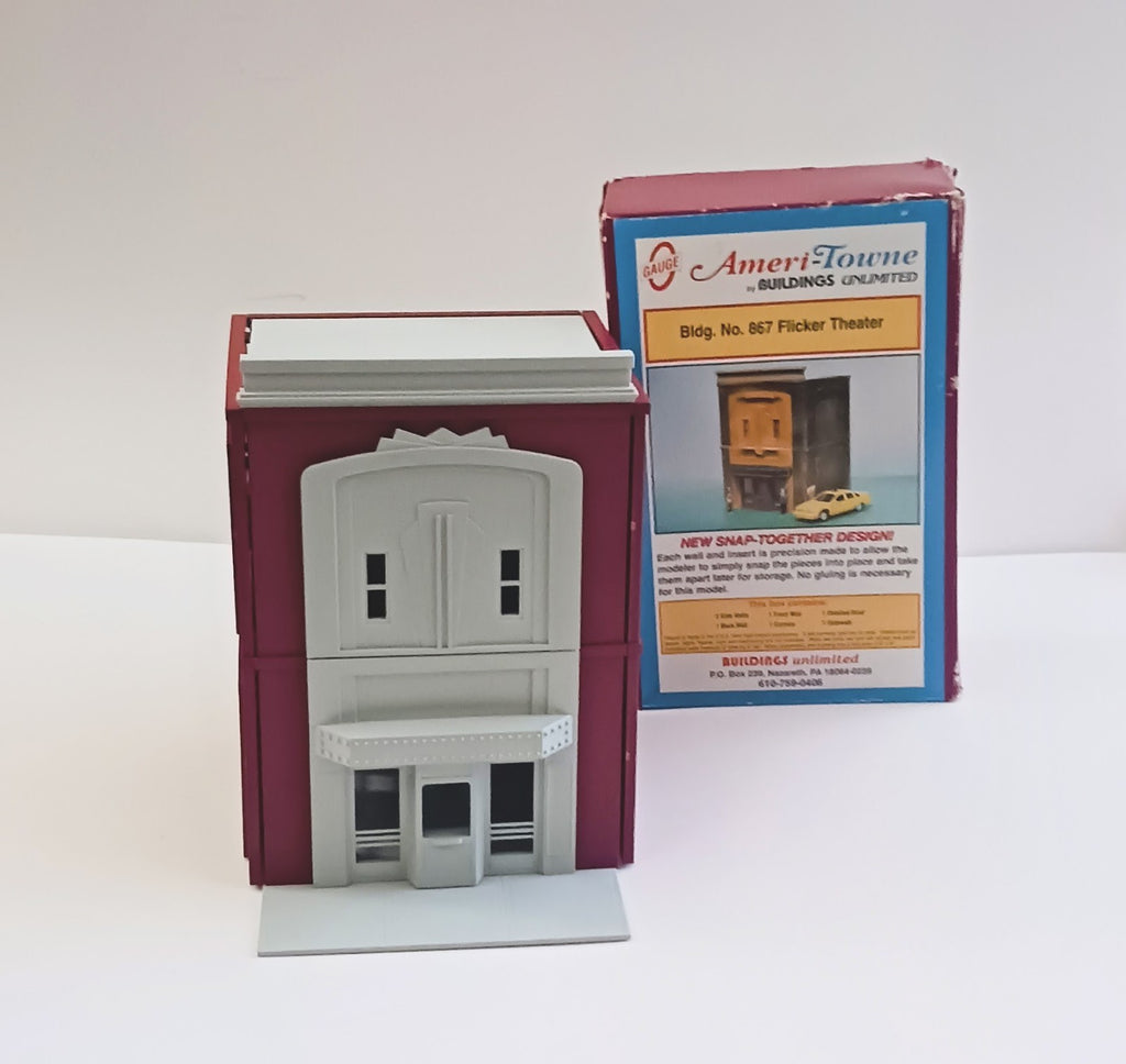 AMERI-TOWNE O GAUGE BLDG. No. 867 FLICKER THEATER